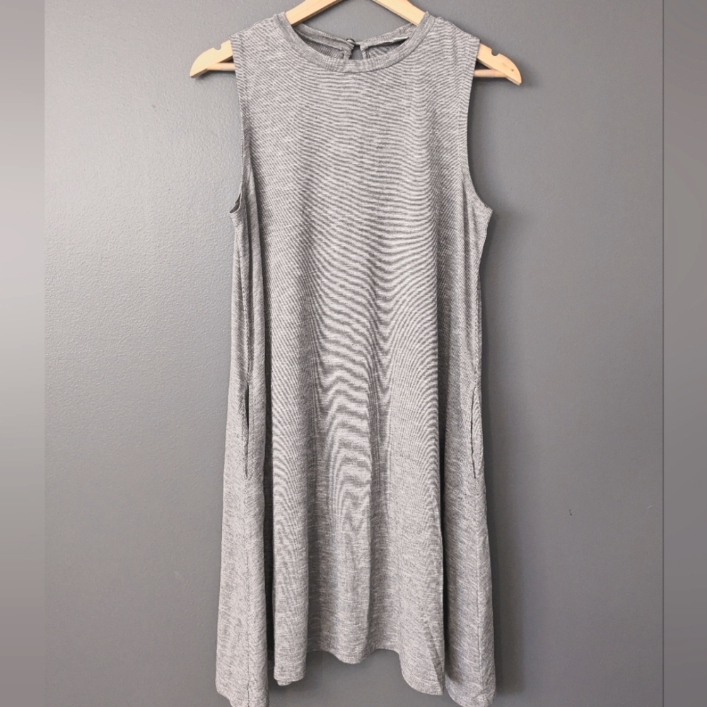Grey office tank dress